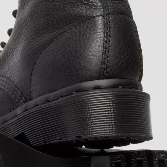 Dr. Martens 1460 Pascal Mono Lace Up Boots Black Size 3