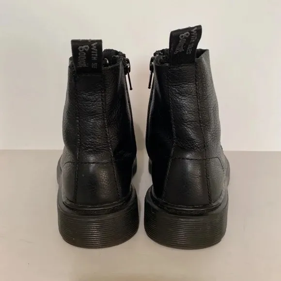 Dr. Martens 1460 Pascal Mono Lace Up Boots Black Size 3