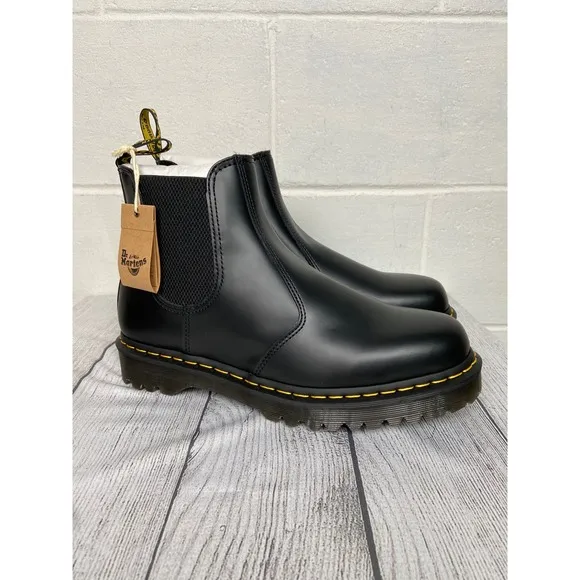 Dr. Martens 2976 Bex Chelsea Boots Platform Smooth Black US 12 Unisex 26205001