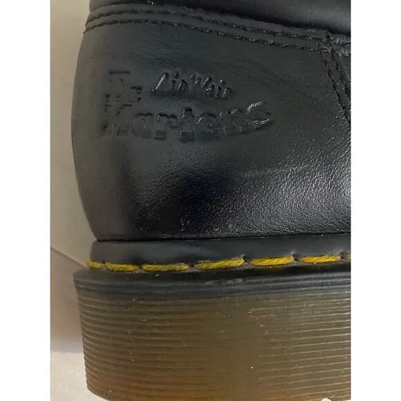 Dr Martens 8053 Mens Quad Platform Black Leather Size 10 US 9 UK