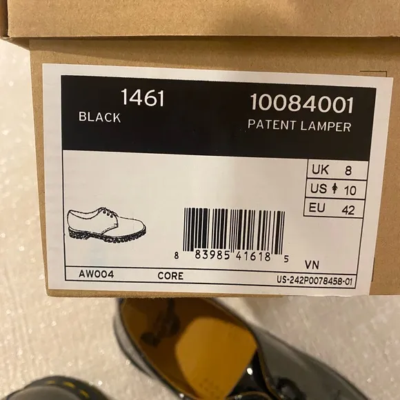 Dr. Martens Black Patent Leather Shoes