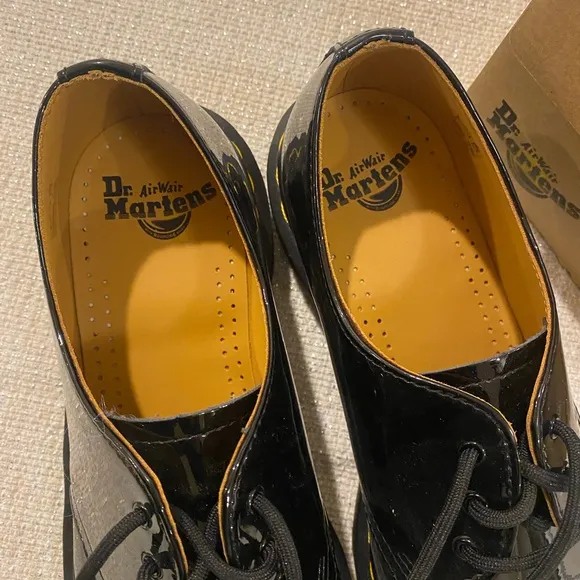 Dr. Martens Black Patent Leather Shoes