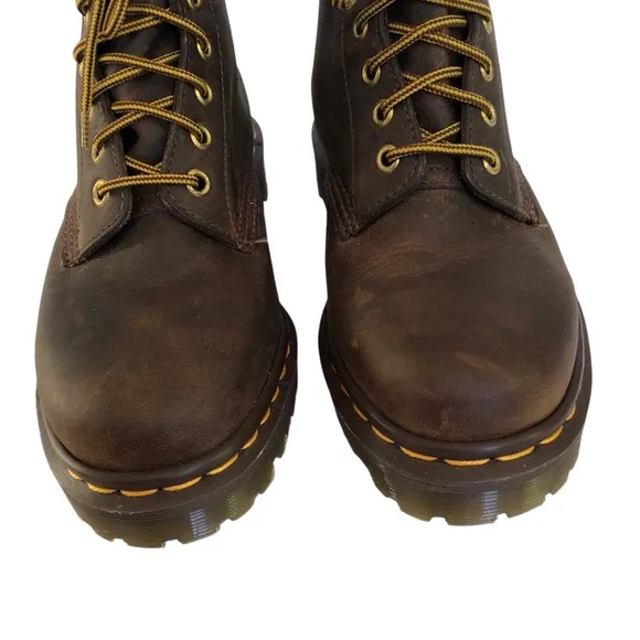 Dr. Martens Doc England Rare 90's Vintage Brown 1460 Boots UK4 US6 NWOT