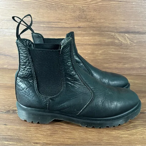 Dr. Martens Docs Inuck Black Leather Chelsea Boots Women’s Size 8 Vintage Shoes