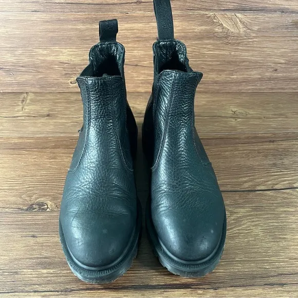 Dr. Martens Docs Inuck Black Leather Chelsea Boots Women’s Size 8 Vintage Shoes