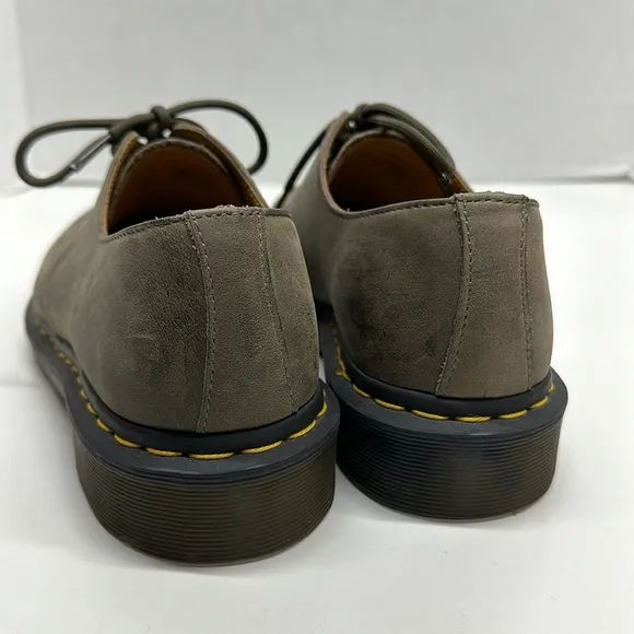 Dr Martens Docs Low Top Oxford Lace Up Shoes Sneakers Suede Gray Women's Size 9