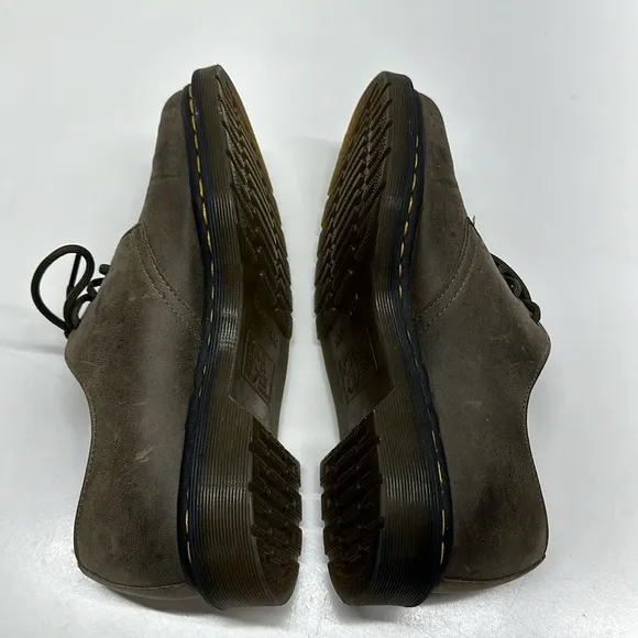 Dr Martens Docs Low Top Oxford Lace Up Shoes Sneakers Suede Gray Women's Size 9