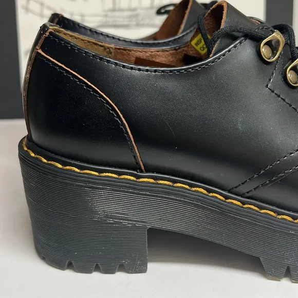 Dr Martens Leona Lo Vintage Smooth Leather Heeled Shoes Women’s Size US 7
