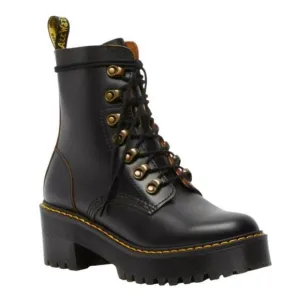 DR. MARTENS Leona Platform Combat Boot Size 6