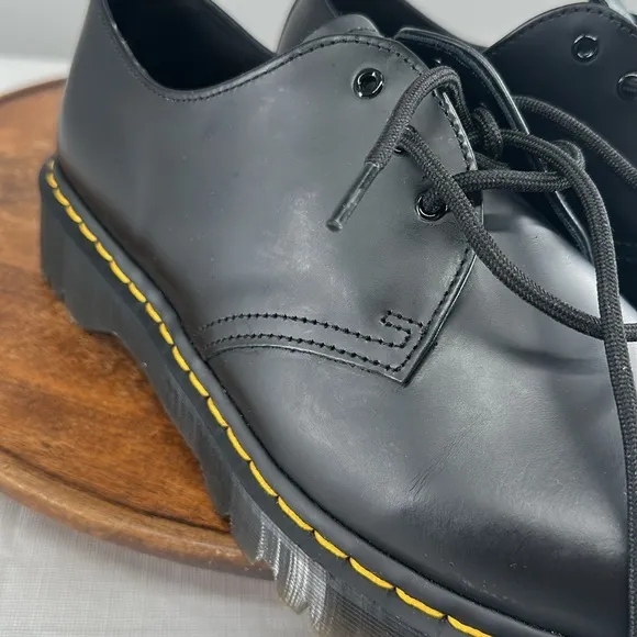 Dr Martens Shoes Mens 12 (46) Black Lace Oxford Loafer 21084 Laso DM Docs 21084