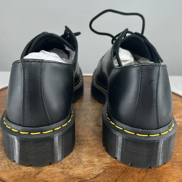 Dr Martens Shoes Mens 12 (46) Black Lace Oxford Loafer 21084 Laso DM Docs 21084