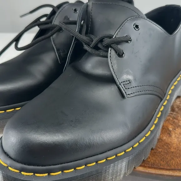 Dr Martens Shoes Mens 12 (46) Black Lace Oxford Loafer 21084 Laso DM Docs 21084
