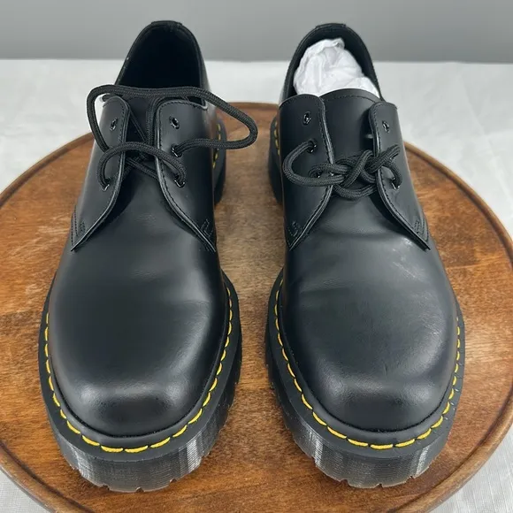 Dr Martens Shoes Mens 12 (46) Black Lace Oxford Loafer 21084 Laso DM Docs 21084