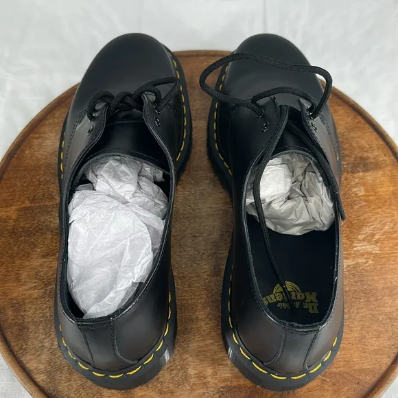 Dr Martens Shoes Mens 12 (46) Black Lace Oxford Loafer 21084 Laso DM Docs 21084