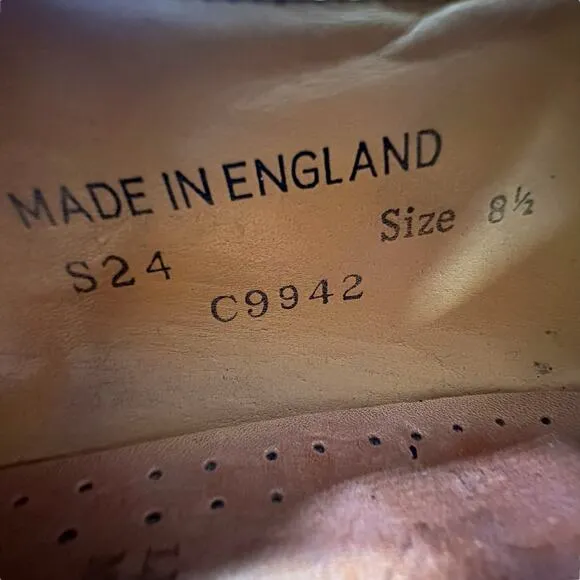 Dr. Martens Vintage Made in England Oxford Shoes The Originals Black Men 8.5