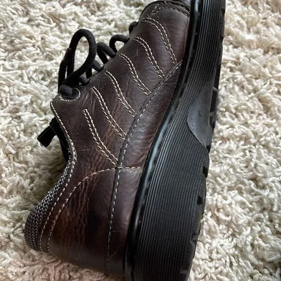 Dr. Martens Vintage Brown Lace-up Shoes Made in England AW004 Mens Size 8