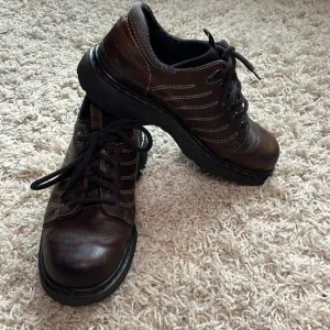 Dr. Martens Vintage Brown Lace-up Shoes Made in England AW004 Mens Size 8