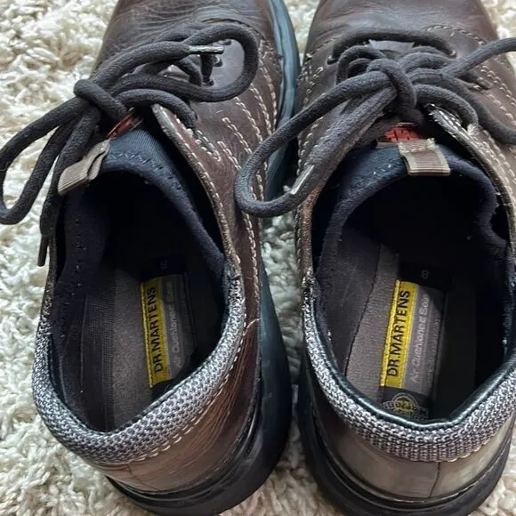Dr. Martens Vintage Brown Lace-up Shoes Made in England AW004 Mens Size 8