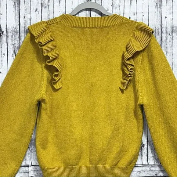 dRA Los Angeles/Anthropologie Ruffle Chic Sweater