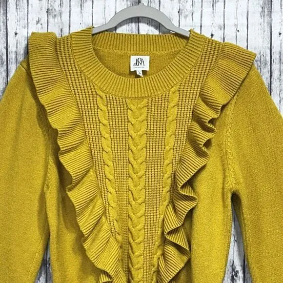 dRA Los Angeles/Anthropologie Ruffle Chic Sweater