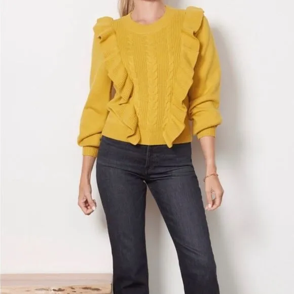 dRA Los Angeles/Anthropologie Ruffle Chic Sweater
