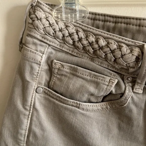 DRIFTWOOD Braided waistband ROXY CROPPED flare JEANS size 29