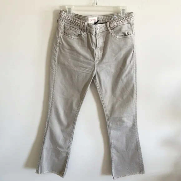 DRIFTWOOD Braided waistband ROXY CROPPED flare JEANS size 29