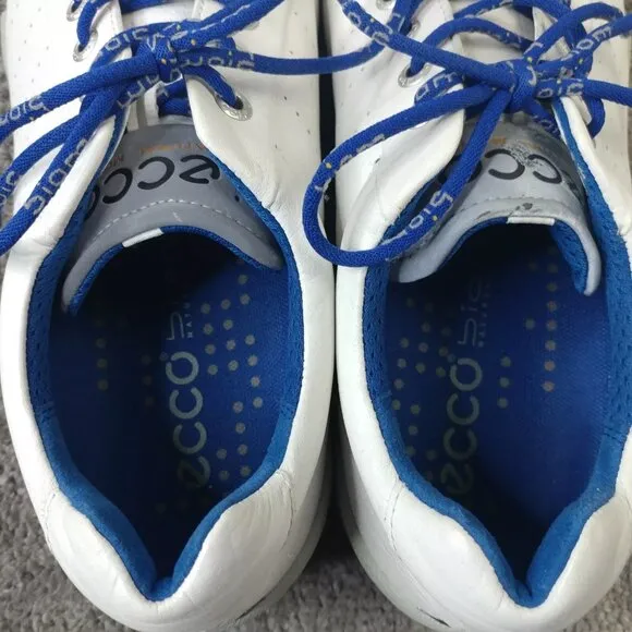 Ecco Biom Natural Motion Golf Shoes Mens 41 EU Spikeless Low Top White Leather