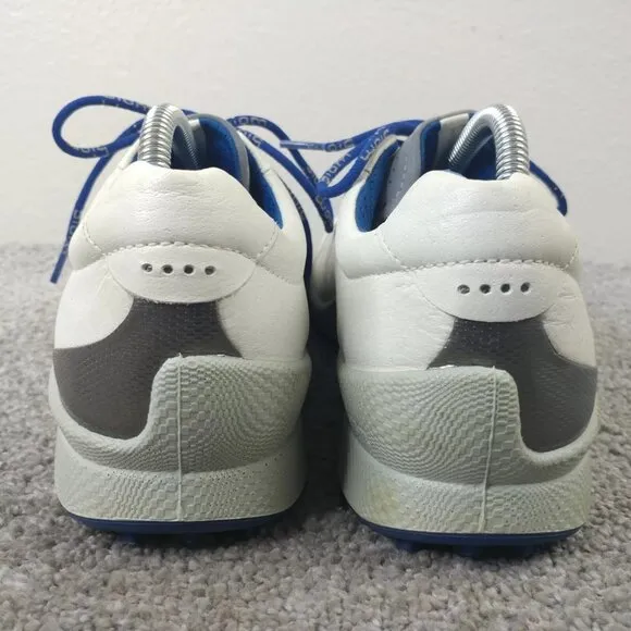 Ecco Biom Natural Motion Golf Shoes Mens 41 EU Spikeless Low Top White Leather