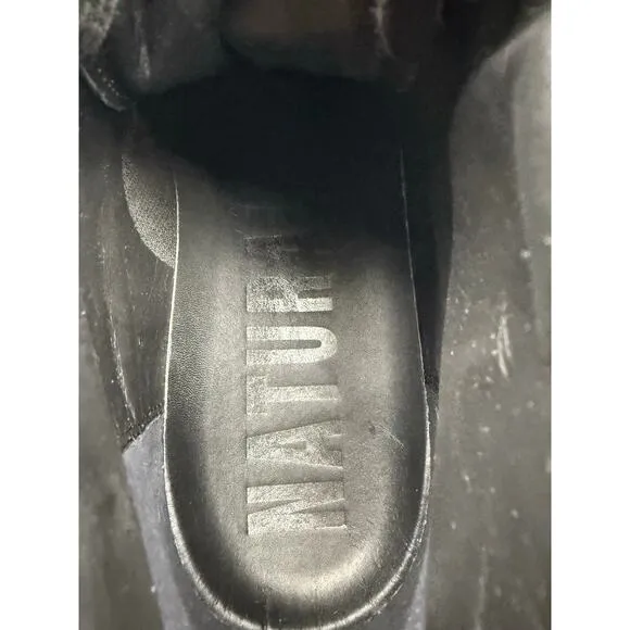 ECCO Mens Soft 60 Black Pebbled Leather Hi Top Sneakers Shoes Size EU 45 11.5 US