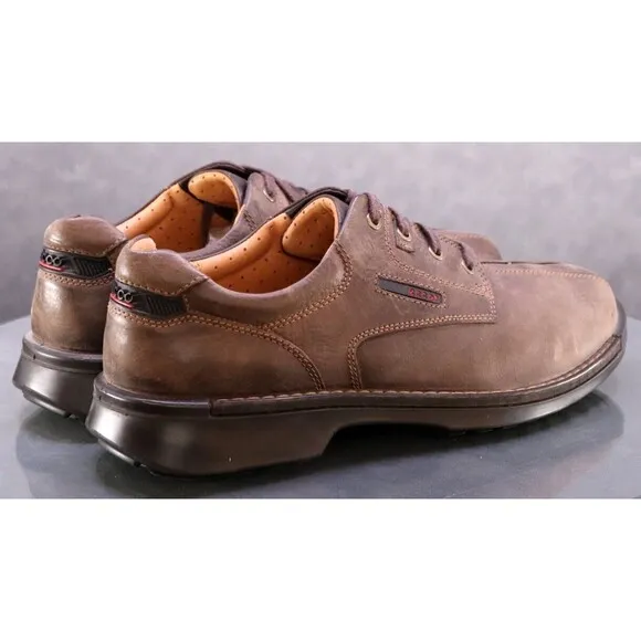 ECCO Seawalker Men's Walking Casual Shoes Size EU 47 US 13-13.5 Leather Brown