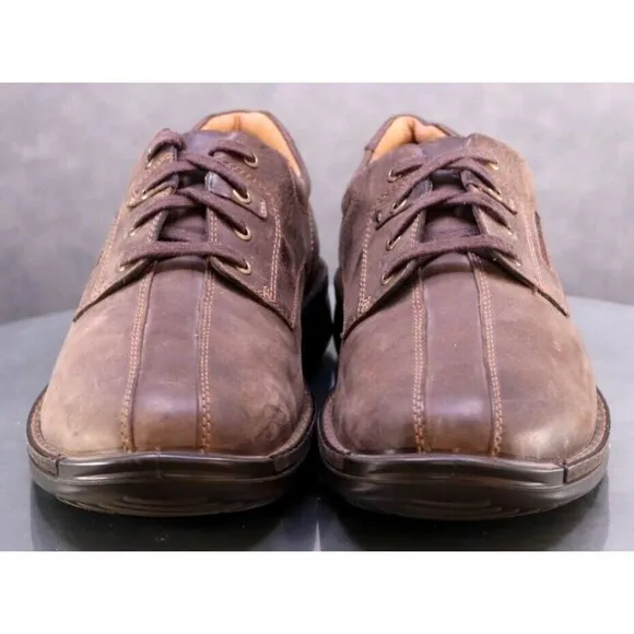 ECCO Seawalker Men's Walking Casual Shoes Size EU 47 US 13-13.5 Leather Brown