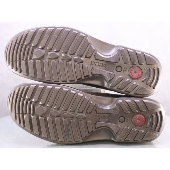 ECCO Seawalker Men's Walking Casual Shoes Size EU 47 US 13-13.5 Leather Brown