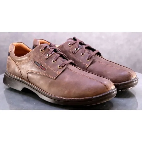 ECCO Seawalker Men's Walking Casual Shoes Size EU 47 US 13-13.5 Leather Brown