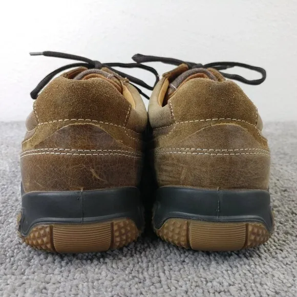 ECCO Zone Tie Oxford Mens Size 47 EU Shoes Lace Up Brown Leather Low Top