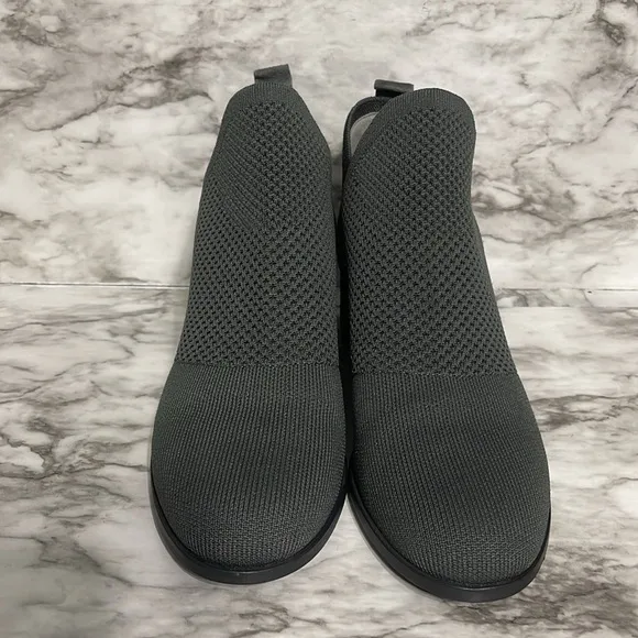 Eileen Fisher Clever Stretch Bootie Sz 8 Women's Gray Ankle Boots Almost New