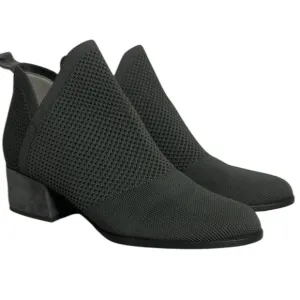 Eileen Fisher Clever Stretch Bootie Sz 8 Women's Gray Ankle Boots Almost New