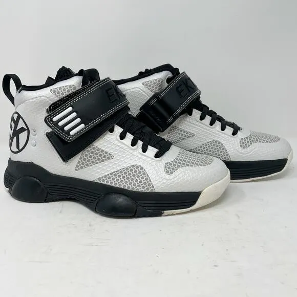 Ektio White Black Breakaway Basketball Shoes Mens Size 8