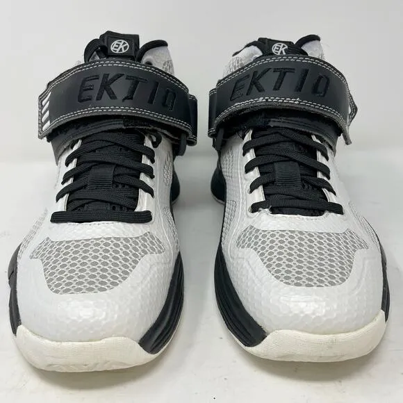 Ektio White Black Breakaway Basketball Shoes Mens Size 8