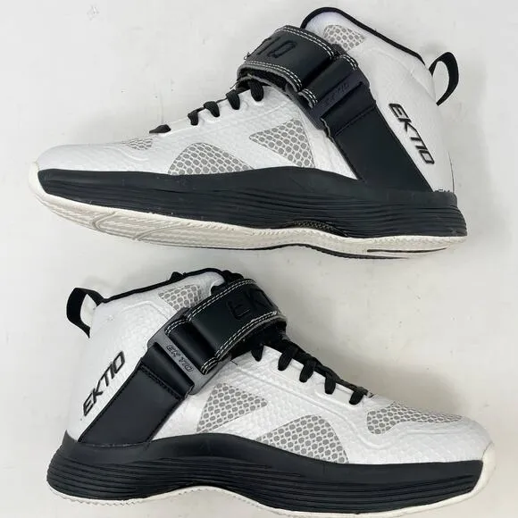 Ektio White Black Breakaway Basketball Shoes Mens Size 8
