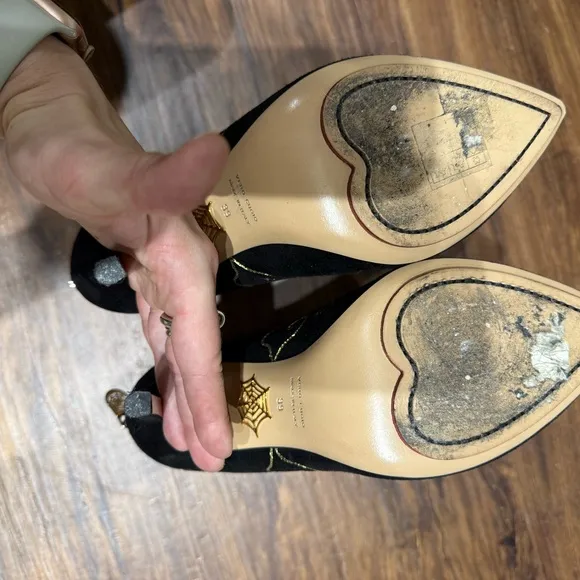 Elegant Black and Gold Women's Boots