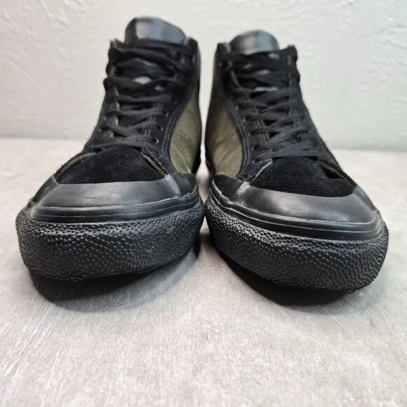 Emerica Omen Skate Shoes Mens 7 Women 8.5  Black Green Streetwear Casual Sneaker