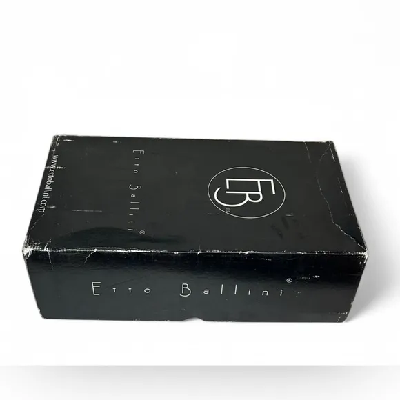 Etto Ballini Men's Leather Boots (Size 12, Black Napa) | Brand New