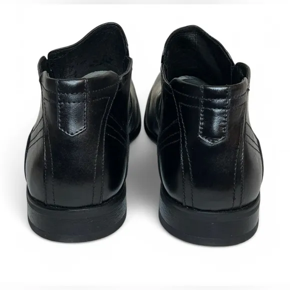 Etto Ballini Men's Leather Boots (Size 12, Black Napa) | Brand New