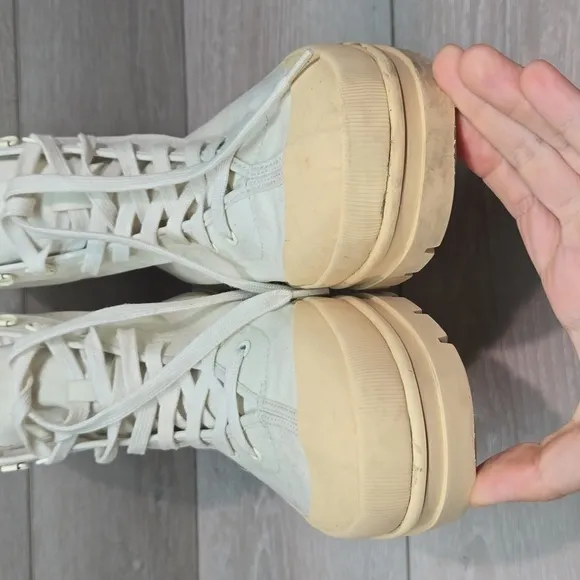 Everlane Women High Top Chunky Tractor sneakers shoes sz 10.5