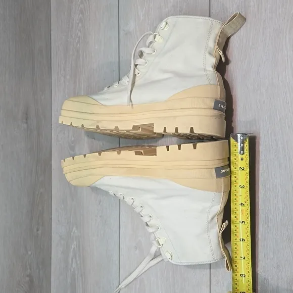 Everlane Women High Top Chunky Tractor sneakers shoes sz 10.5