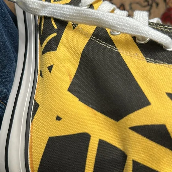 EVH EDDIE VAN HALEN 5150 HIGH TOP SHOES SNEAKERS Guitaris Strap 1978 Size 10.5
