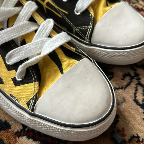 EVH EDDIE VAN HALEN 5150 HIGH TOP SHOES SNEAKERS Guitaris Strap 1978 Size 10.5