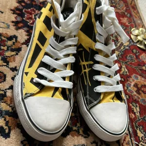 EVH EDDIE VAN HALEN 5150 HIGH TOP SHOES SNEAKERS Guitaris Strap 1978 Size 10.5