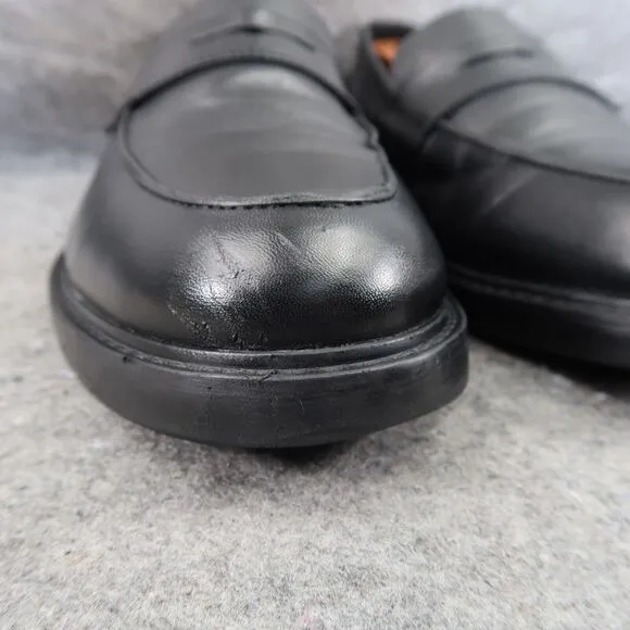 Express Shoes Men 11 Penny Loafer Slip On Leather Classic Lifestyle Preppy Black